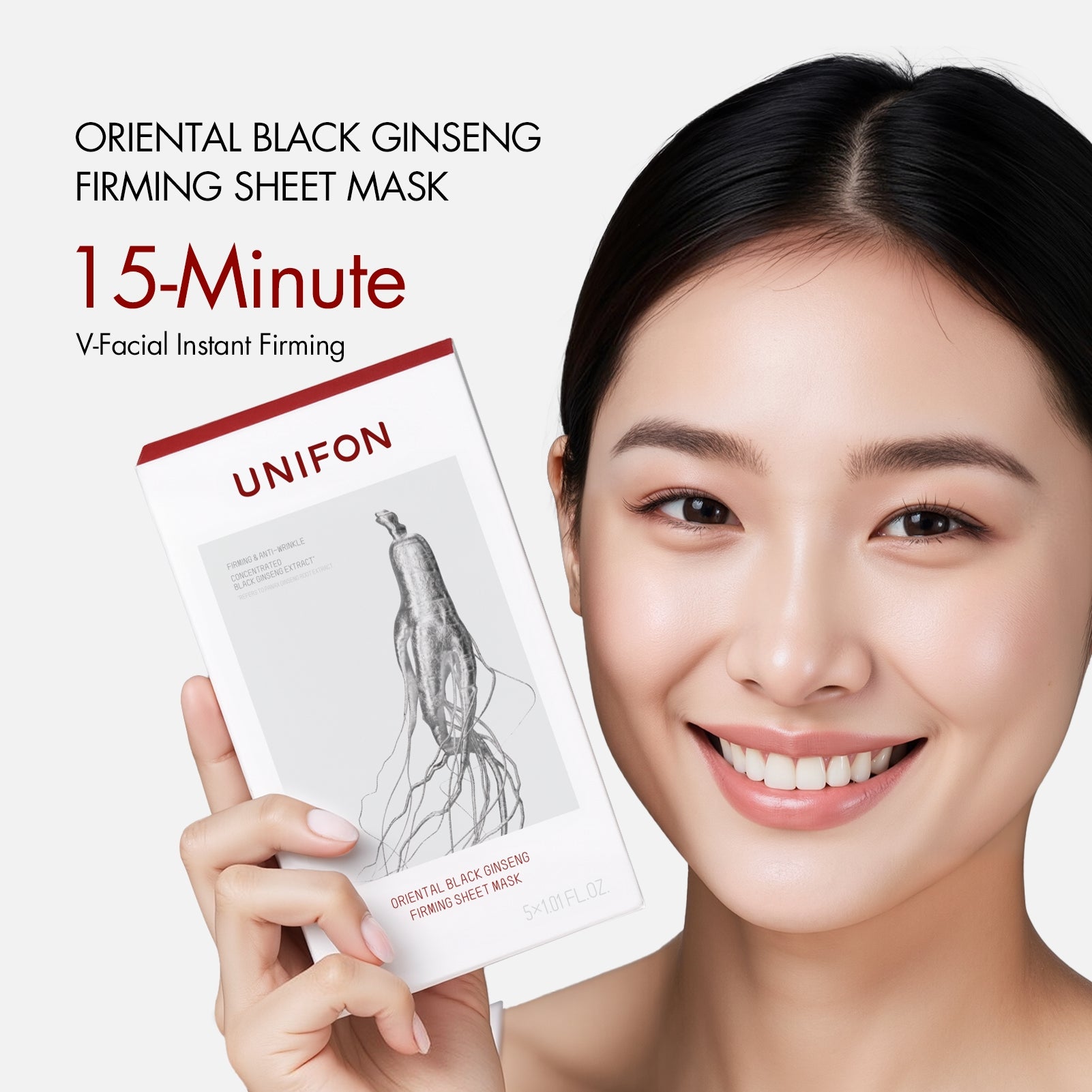 Oriental Black Ginseng Firming Sheet Mask (5 Sheets)