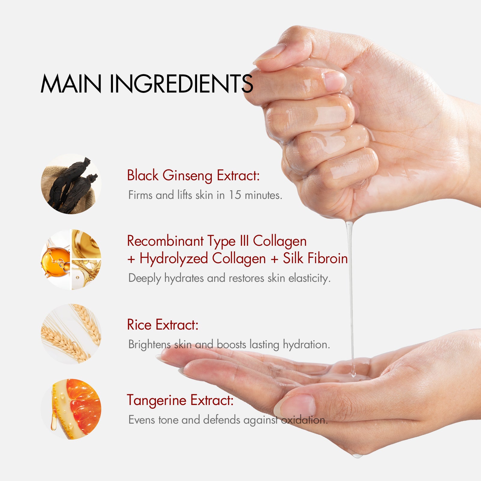 Oriental Black Ginseng Firming Sheet Mask (5 Sheets)